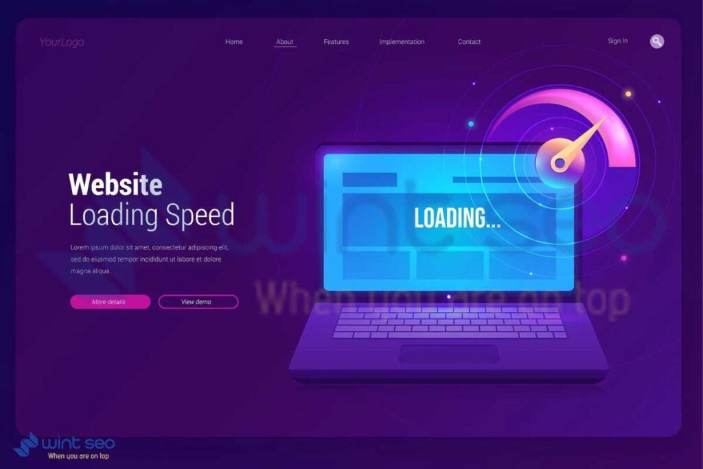 بهبود سرعت سایت