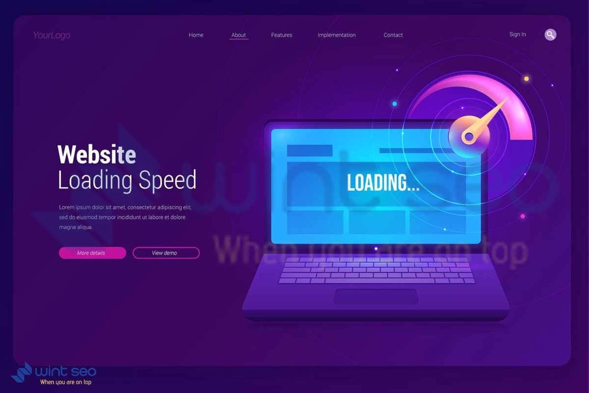 بهبود سرعت سایت